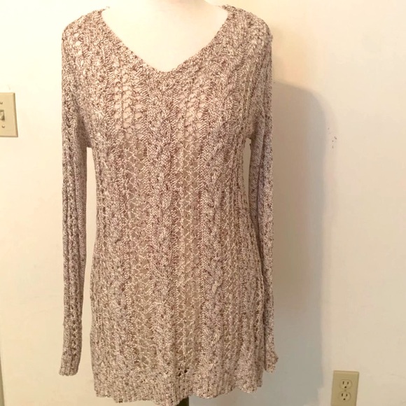Mystree Open Weave Sweater, L - Picture 1 of 4